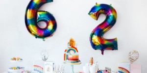 Beitragsbild des Blogbeitrags Regenbogen Geburtstagsfeier 