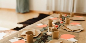 Beitragsbild des Blogbeitrags Woodland Fairy Party – Kindertisch