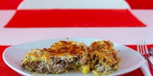Beitragsbild des Blogbeitrags Faschiertes-Sauerkrautauflauf 