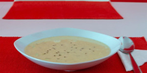 Beitragsbild des Blogbeitrags Erdäpfel Rahmsuppe