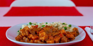 Beitragsbild des Blogbeitrags Kürbis-Süßkartoffel-Curry