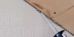 Beitragsbild des Blogbeitrags Der Lehm-Fugenfüller: Die ökologische Alternative zu Maler-Acryl oder Silikon.