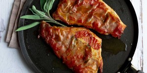 Beitragsbild des Blogbeitrags Saltimbocca vom Schweinslungenbraten