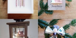 Beitragsbild des Blogbeitrags Geldgeschenke zu Weihnachten schön verpackt