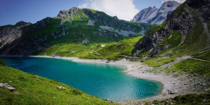 Beitragsbild des Blogbeitrags Everything you need to know about visiting Lünersee in Vorarlberg, Austria 