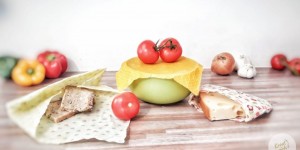 Beitragsbild des Blogbeitrags Umweltfreundliche Alternative zu Plastik – Bienenwachstücher selber herstellen