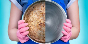 Beitragsbild des Blogbeitrags Wie kann man Pfannen ohne Spülmittel entfetten?