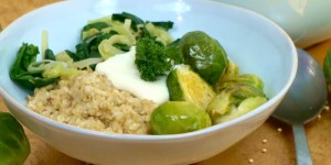 Beitragsbild des Blogbeitrags Quinoa Bowl mit Wintergemüse