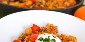 Beitragsbild des Blogbeitrags Schnelle Kichererbsen Hackfleisch Pfanne – Perfektes Rezept für abends oder mittags