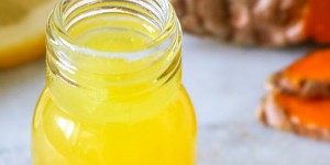 Beitragsbild des Blogbeitrags Ingwer Shot Rezept – So kannst du das gesunde Getränk selber machen