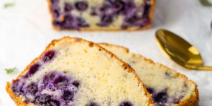 Beitragsbild des Blogbeitrags Schnelles Heidelbeerkuchen Rezept – Gesunder Kuchen ohne Zucker
