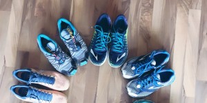 Beitragsbild des Blogbeitrags meine Laufschuhe im Vergleich {grinsesternrun} ...