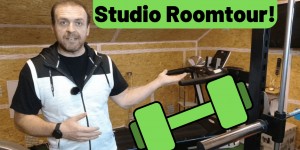 Beitragsbild des Blogbeitrags Prepperfitness – Roomtour durch mein Heimstudio!