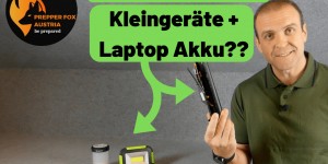 Beitragsbild des Blogbeitrags Blackout und Kleingeräte? Und was hat ein alter Laptop Akku damit zu tun?