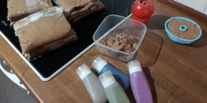 Beitragsbild des Blogbeitrags Leberwurst für Hunde selber machen 