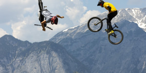 Beitragsbild des Blogbeitrags Speed, Style & Gewitter – Crankworx Innsbruck 2021 Tag 3