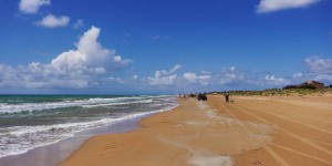 Beitragsbild des Blogbeitrags Strandbiken mit Spaßfaktor – Praxistest für Bike und Biker