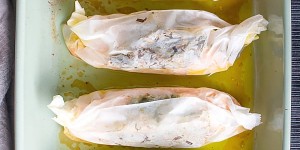 Beitragsbild des Blogbeitrags Salmon in Parchment Paper with Herbs 