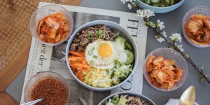 Beitragsbild des Blogbeitrags Rezept: Koreanisches Bibimbap, ganz einfach 