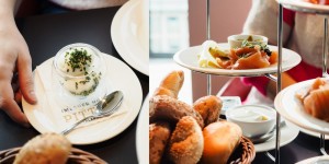 Beitragsbild des Blogbeitrags Frühstück über den Dächern von Salzburg im Imlauer Sky 