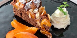 Beitragsbild des Blogbeitrags Schoko-Marillen-Kuchen