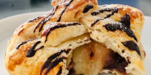 Beitragsbild des Blogbeitrags Schoko-Birnen-Plunder