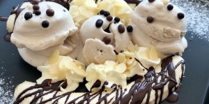 Beitragsbild des Blogbeitrags Bananen-Joghurt-Eis