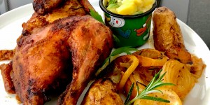 Beitragsbild des Blogbeitrags Provenzalisches Brathuhn