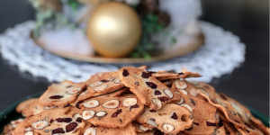 Beitragsbild des Blogbeitrags Cranberry-Nuss-Zwieback