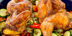 Beitragsbild des Blogbeitrags Mediterranes Grillhendl