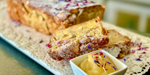 Beitragsbild des Blogbeitrags Apfelkuchen (low carb, glutenfrei)
