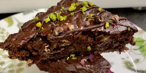 Beitragsbild des Blogbeitrags Schoko-Brownie (low carb, glutenfrei)