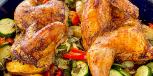 Beitragsbild des Blogbeitrags Mediterranes Grillhendl