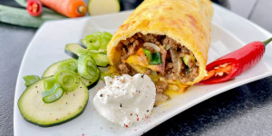 Beitragsbild des Blogbeitrags Low Carb ‚Big Mac Rolle‘