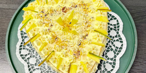 Beitragsbild des Blogbeitrags Mango-Torte