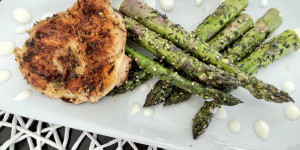 Beitragsbild des Blogbeitrags Huhn & Spargel