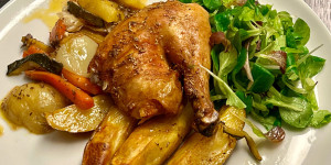 Beitragsbild des Blogbeitrags Mediterranes Grillhendl