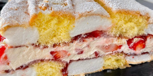Beitragsbild des Blogbeitrags Erdbeere-Kardinalschnitte