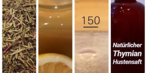 Beitragsbild des Blogbeitrags Thymian-Hustensaft selbstgemacht