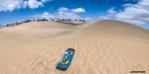 Beitragsbild des Blogbeitrags Kitesurfen oder Windsurfen mit Kind auf Gran Canaria?