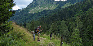 Beitragsbild des Blogbeitrags Familientipp: Märchenwanderweg zur Hatzn-Alm 