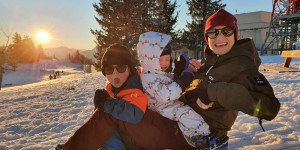 Beitragsbild des Blogbeitrags Die Weihnachtsferien Bucketlist für Outdoorfamilien
