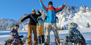 Beitragsbild des Blogbeitrags 5 geniale Winter-Wanderungen mit offenen Hütten für Kinder