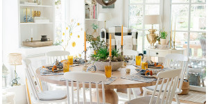Beitragsbild des Blogbeitrags Eine kleine Osterinspiration – gedeckter Tisch