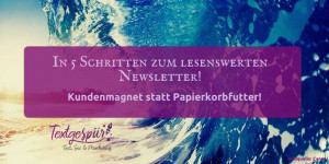 Beitragsbild des Blogbeitrags 5 Tipps für kreative Newsletter, die auch gelesen werden!