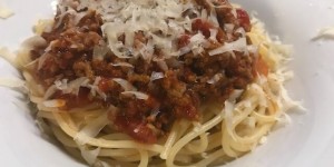 Beitragsbild des Blogbeitrags Spaghetti Bolognese 