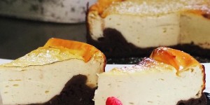 Beitragsbild des Blogbeitrags LowCarb-Protein-Cheesecake