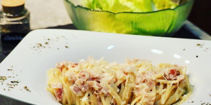 Beitragsbild des Blogbeitrags Spaghetti Carbonara 