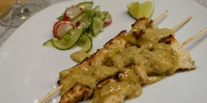 Beitragsbild des Blogbeitrags Hühner-Satay Spieße 