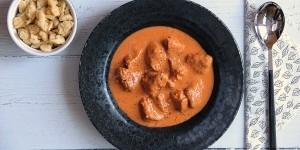 Beitragsbild des Blogbeitrags Kalbsrahmgulasch 